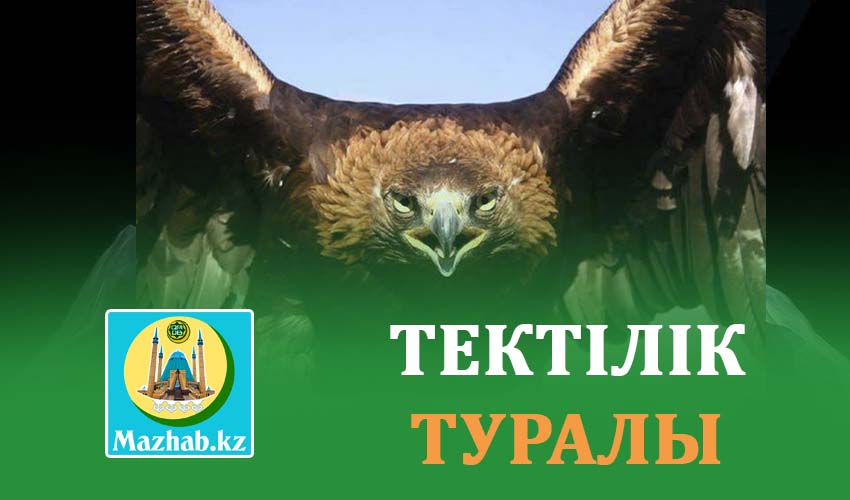 ТЕКТІЛІК ТУРАЛЫ