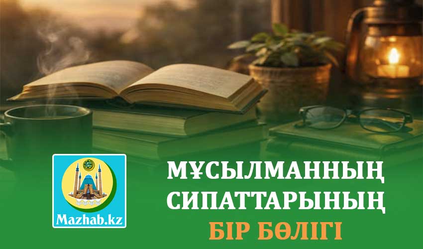 МҰСЫЛМАННЫҢ СИПАТТАРЫНЫҢ БІР БӨЛІГІ