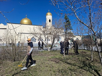 ЕКІБАСТҰЗДА МЕШІТ АУЛАЛАРЫ ТАЗАРТЫЛДЫ