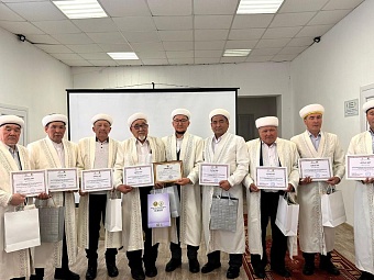 ШАРБАҚТЫ АУДАНЫНДА АУЫЛ ИМАМДАРЫ  БАС ҚОСТЫ