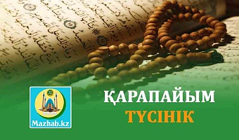 ҚАРАПАЙЫМ ТҮСІНІК